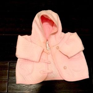 Cute light pink baby jacket